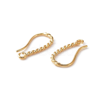 Brass Earring Hooks X-KK-WH0035-98-1