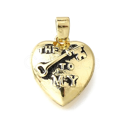 Brass Pendants KK-V007-011G-03-1