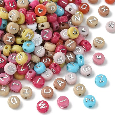Opaque Acrylic Beads MACR-YW0002-65-1