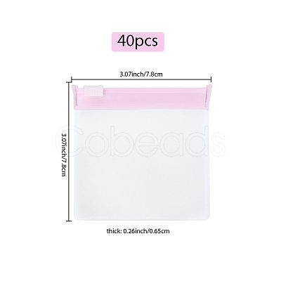 EVA 40Pcs Plastic Zip-lock Bags ABAG-SP0001-18A-05-1