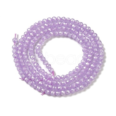 Cubic Zirconia Bead Strands ZIRC-C006-01A-09-1