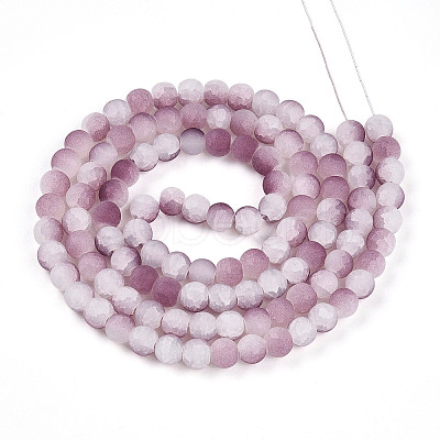Crackle Glass Beads X1-GLAA-N009-8mm-05-1