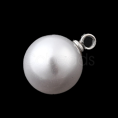 ABS Plastic Imitation Pearl Pendants FIND-H052-01F-04P-1