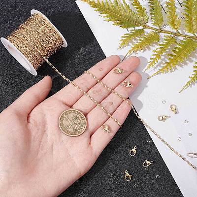 DIY Chain Bracelet Necklace Making Kit DIY-BBC0001-15-1