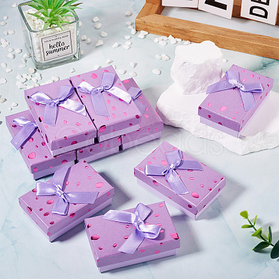 Polka Dot Pattern Cardboard Jewelry Packaging Boxes LS-CON-TAC0011-04B-04-1