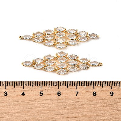 Brass Micro Pave Cubic Zirconia Pendants KK-F901-01E-G-1