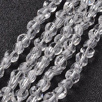 Glass Beads Strands EGLA-J137-6mm-A-01-1