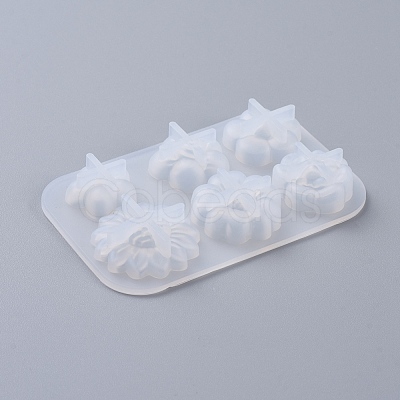 DIY Flower Silicone Molds X-DIY-D048-12C-1