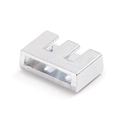 Alloy Slide Charms ALRI-WH0005-09E-P-1