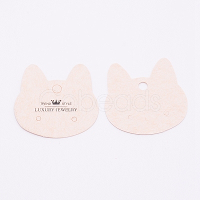 Paper Earring Display Cards DIY-WH0209-15-1