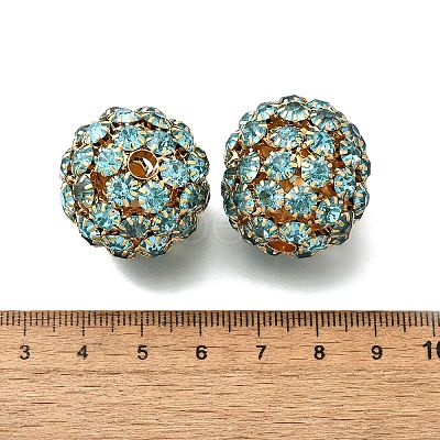 Brass Rhinestone Beads KK-D295-07G-01-1