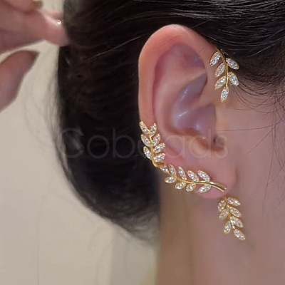 Alloy Rhinestone Cuff Earrings FS-WGFB378-11-1
