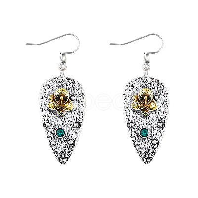 Alloy & Rhinestone Dangle Earrings FS-WGD70E2-01-1