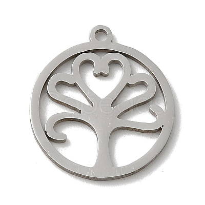 Non-Tarnish 201 Stainless Steel Pendants LS-STAS-E206-03P-04-1