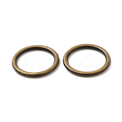Alloy Soldered Closed Jump Rings KK-WH0052-05D-AB-1