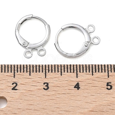 SHEGRACE Brass Leverback Earring Findings XGR0091P-88P-1