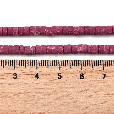 Dyed Synthetic Imperial Jasper Beads Strands G-Z089-A03-E-1
