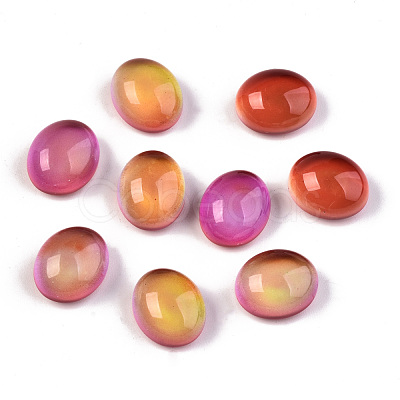 Glass Cabochons X-GLAA-R218-05-1