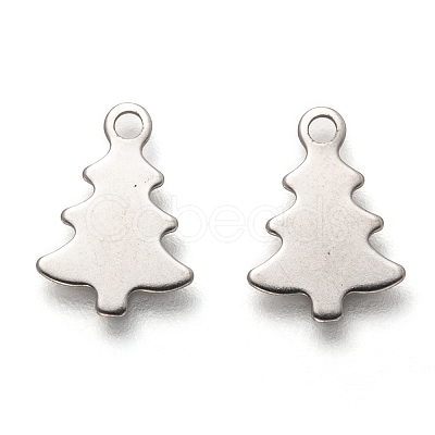 Non-Tarnish Christmas 201 Stainless Steel Charms STAS-C017-03A-P-1