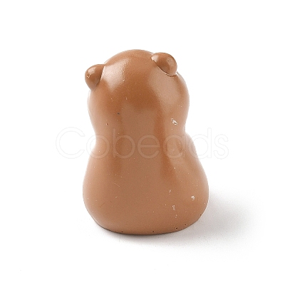 Resin Otter Figurines Ornament DJEW-E015-02E-1