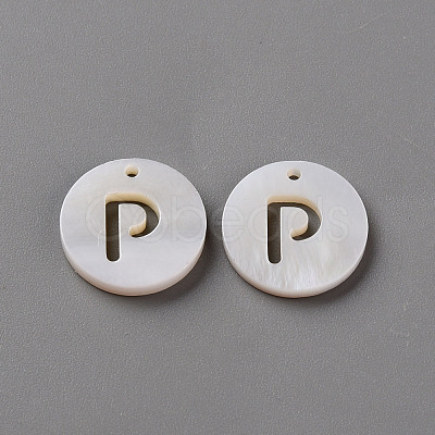 Natural Freshwater Shell Pendants SHEL-Q311-008P-1