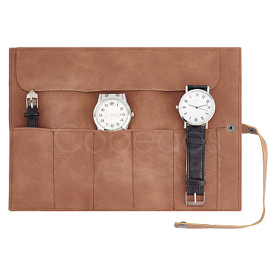 5-Slot Lint Watch Storage Bags DIY-WH0430-782-1