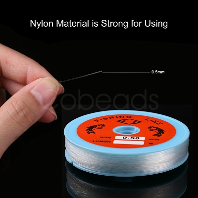 Transparent Fishing Thread Nylon Wire X-EC-L001-0.5mm-01-1