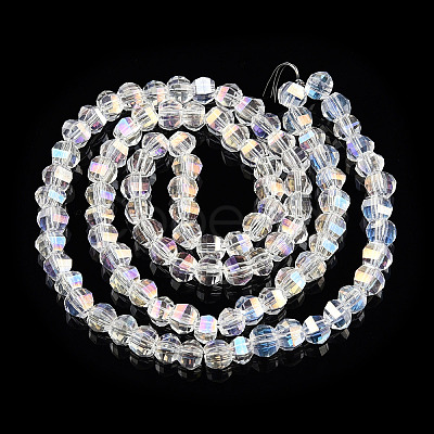 Electroplate Glass Beads Strands EGLA-S176-07B-A01-1