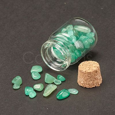 Transparent Glass Wishing Bottle Decoration LS-DJEW-A001-01A-06-1