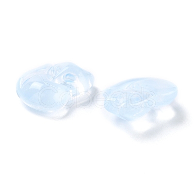 Electroplate Glass Cabochons EGLA-D007-04G-1