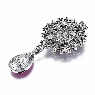 Alloy Flat Back Cabochons RB-S063-D02-1