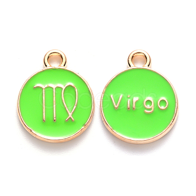 Alloy Enamel Pendants ENAM-S124-01B-06B-1