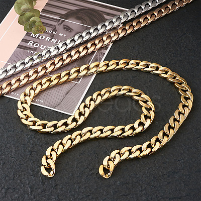 Handmade Plastic Curb Chains AJEW-FW0001-01-1
