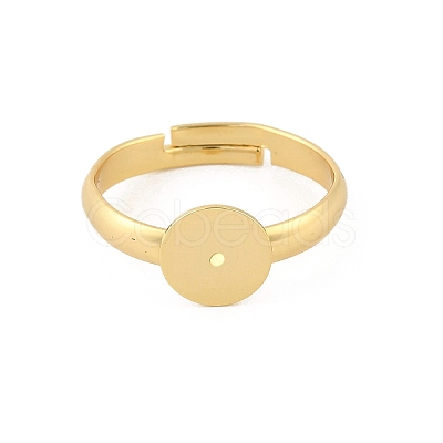 Brass Adjustable Ring Components KK-A272-03B-G-1