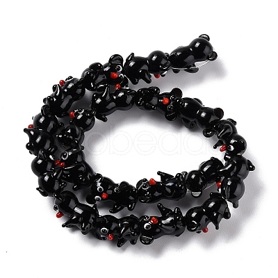 Handmade Lampwork Beads LAMP-F020-02-1