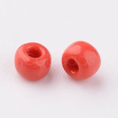 12/0 Opaque Colours Round Glass Seed Beads X-SEED-A010-2mm-45-1