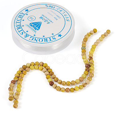 DIY Natural Regalite/Imperial Jasper/Sea Sediment Jasper Beads Bracelets Making KIts DIY-TA0002-69E-1