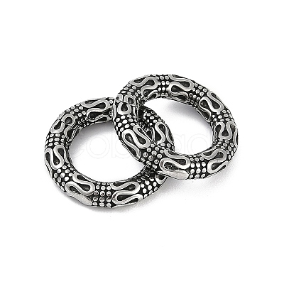 Snake Ring 316 Surgical Stainless Steel Hoop Nose Rings EJEW-G416-19A-AS-1