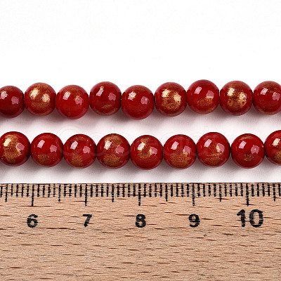 Natural Mashan Jade Beads Strands G-A255-A01-02A-1