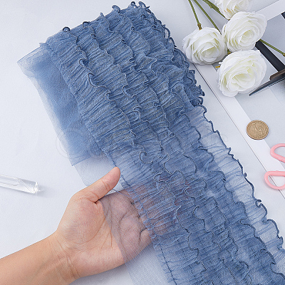 2 Yards Organza Ribbons SRIB-GF0001-66B-1