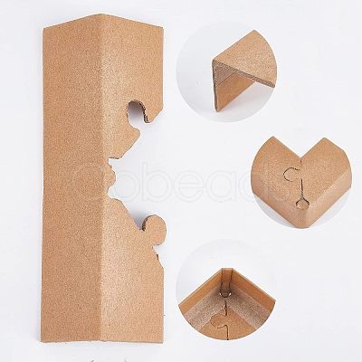 Safety Kraft Paper Corner Protector AJEW-PH0002-43-1