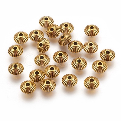 Tibetan Style Alloy Spacer Beads GLF0620Y-1