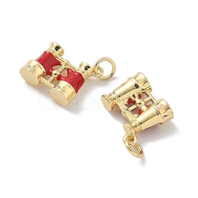 Brass Enamel Pendants X-KK-P325-23G-02-1