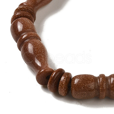 Synthetic Goldstone Beads Strands G-B078-C03-01-1