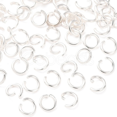 Brass Open Jump Rings KK-G604-08S-15-1