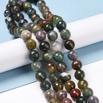 Natural Indian Agate Beads Strands G-E571-24C-1