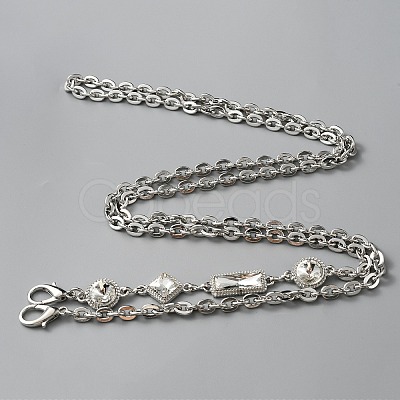 Alloy Cable Chain Bag Straps FIND-WH0002-38B-P-1