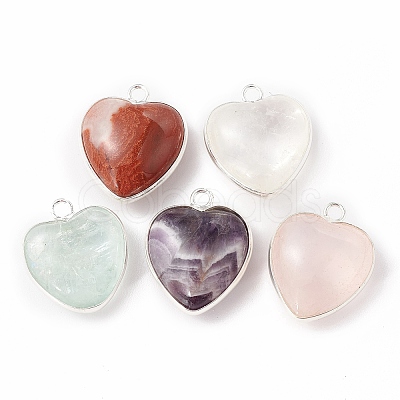 Natural Mixed Stone Pendants G-C005-01S-21-1