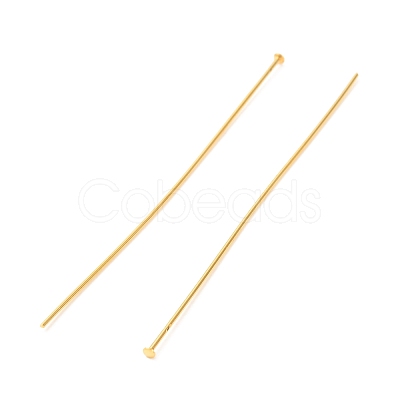 Brass Flat Head Pins KK-F824-114G-G-1