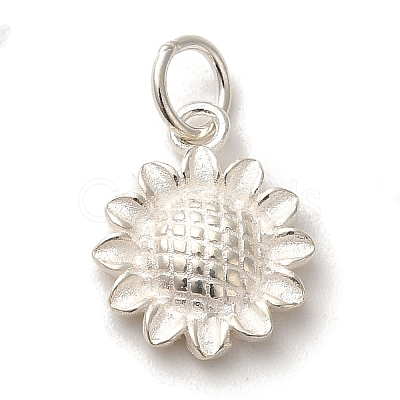 925 Sterling Silver Sunflower Charms LS-STER-K180-03S-1